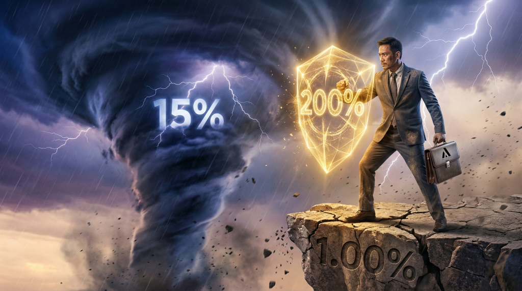 ภาพสัญลักษณ์มาตรการลดหย่อนภาษี 200 เปอร์เซ็นต์ และอัตราดอกเบี้ยนโยบาย 1 เปอร์เซ็นต์ สำหรับ SME ไทยปี 2569