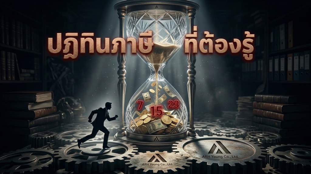 ภาพสัญลักษณ์ปฏิทินภาษีและกำหนดการยื่นแบบแสดงรายการภาษีประจำเดือนสำหรับ SME ปี 2569